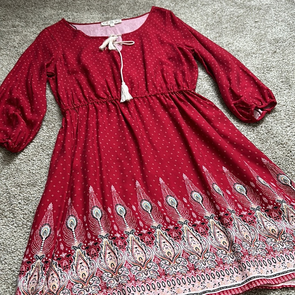 Pink Rose Dress